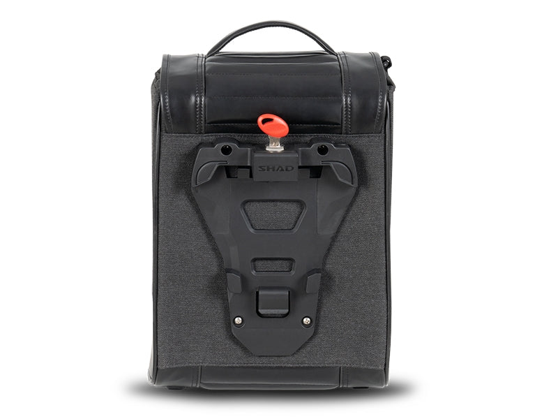 SHAD Motorcycle SR38 Cafe Racer Style Side Case Pannier - Black