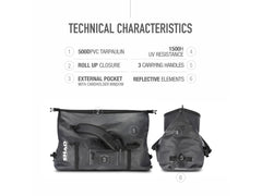 SHAD Motorcycle 100% Waterproof SW80 Tail Bag / Backpack