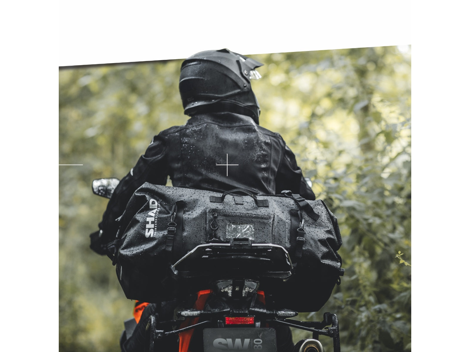 SHAD Motorcycle 100% Waterproof SW80 Tail Bag / Backpack