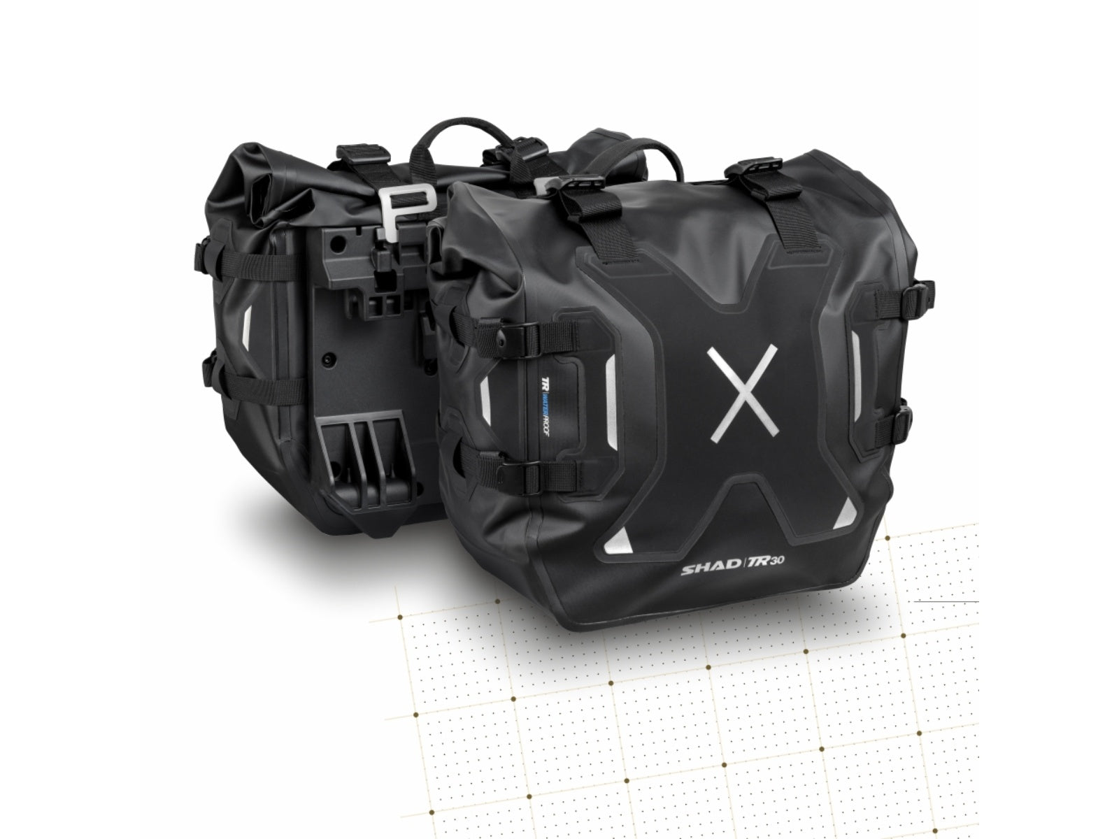 SHAD Motorcycle TR30 Waterproof Panniers