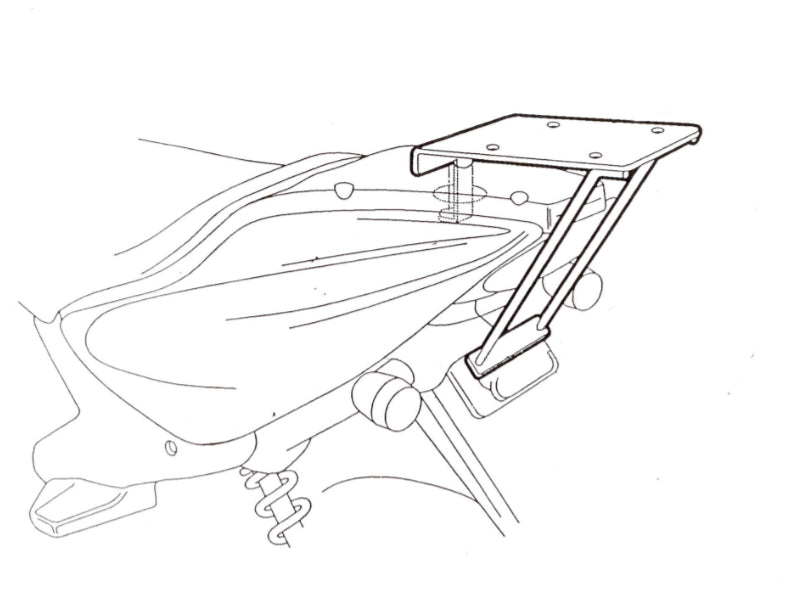 SHAD Motorcycle Top Box Fitting Kit for Yamaha Aerox 50 (1997-2008)