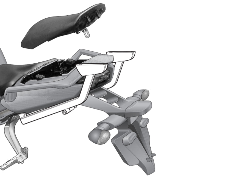 SHAD Motorcycle Top Box Fitting Kit for Yamaha FZ1 (2006-2015)