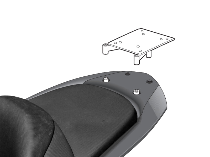 SHAD Motorcycle Top Box Fitting Kit for Yamaha Majesty 400 (2004-2012)