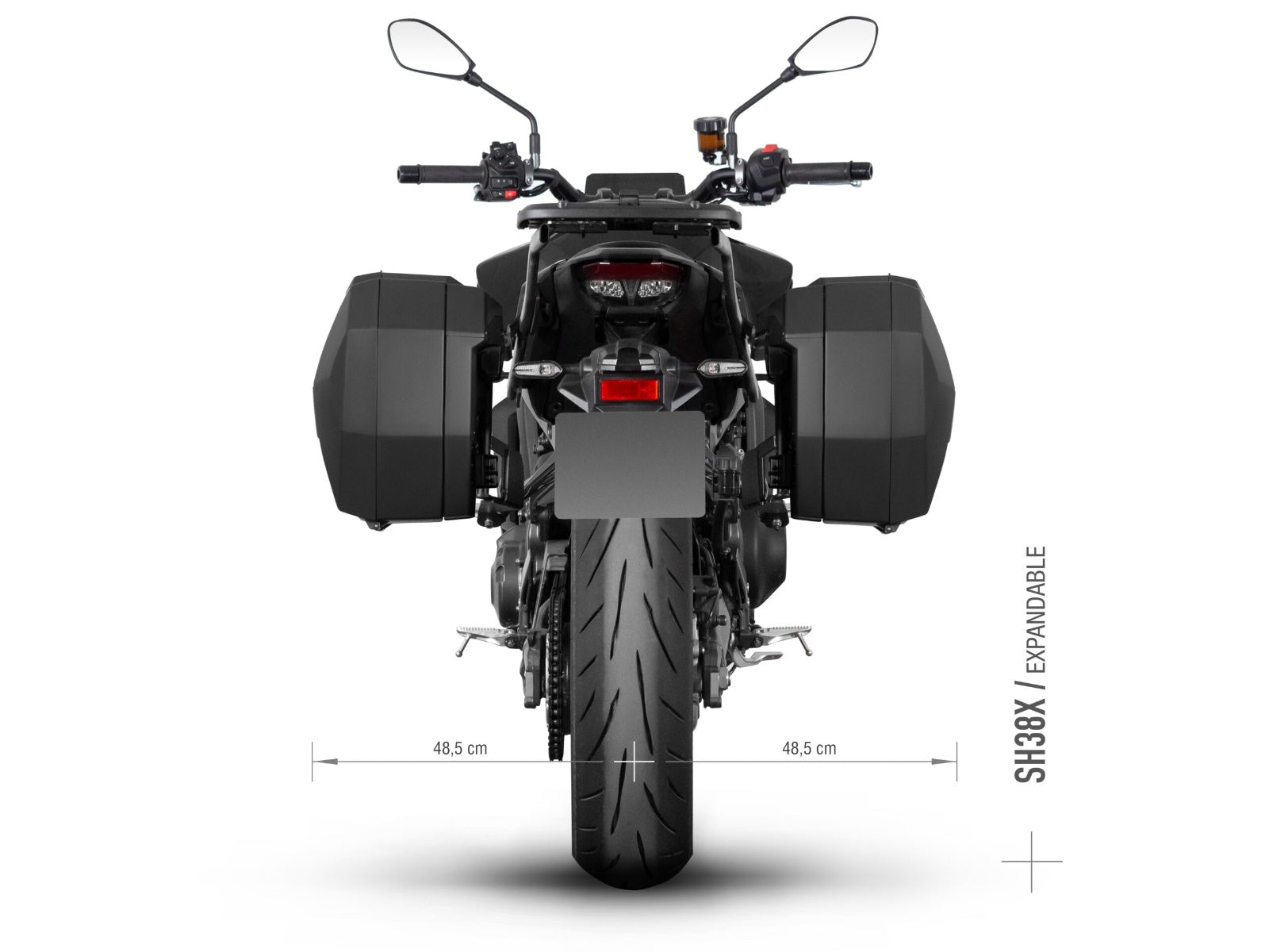 SHAD Motorcycle 3P Pannier Fitting Kit for Yamaha MT-09 (2024-2025)