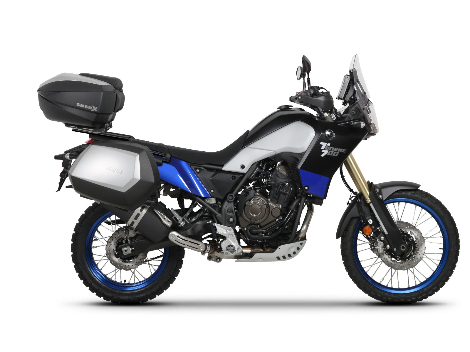 SHAD Motorcycle 4P Pannier Fitting Kit for Yamaha Tenere 700 (2019-2025)
