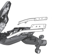 SHAD Motorcycle Top Box Fitting Kit for Yamaha XJ 600 Diversion ABS (2009-2016)