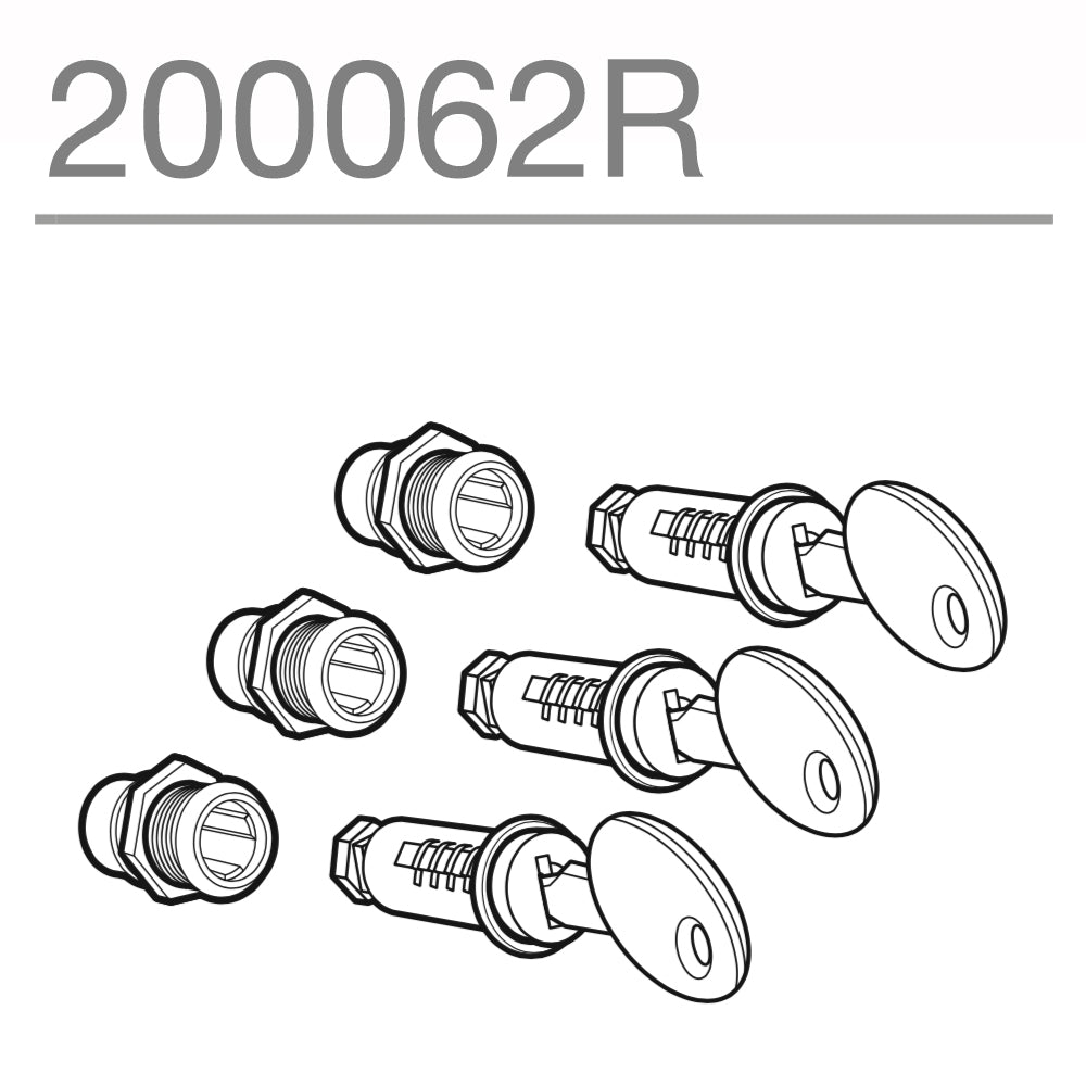 SHAD Replacement Lock And Key 200062R