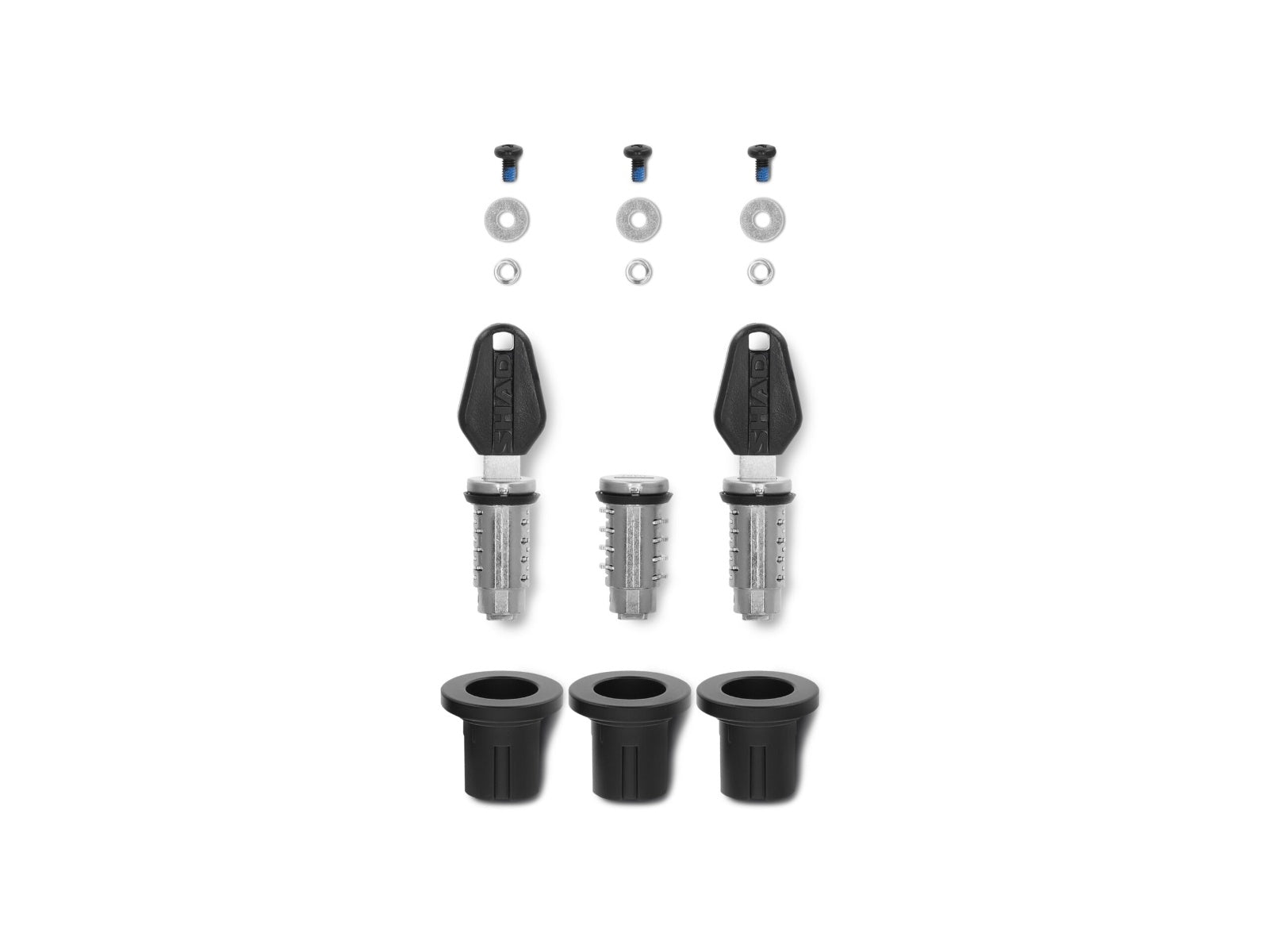 SHAD Motorcycle Premium Lock And Black Key System Triple