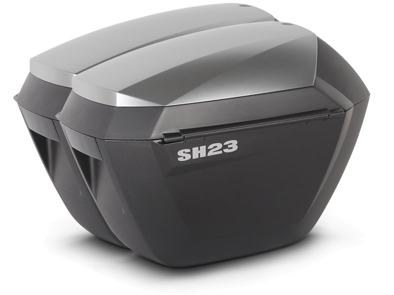 SHAD Motorcycle SH23 Panniers - Aluminium Cover