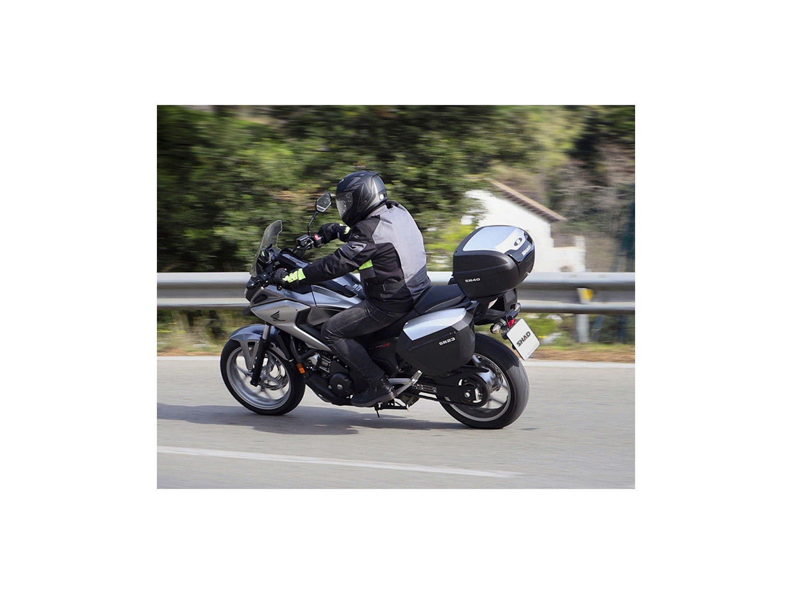 SHAD Motorcycle SH23 Panniers - Aluminium Cover