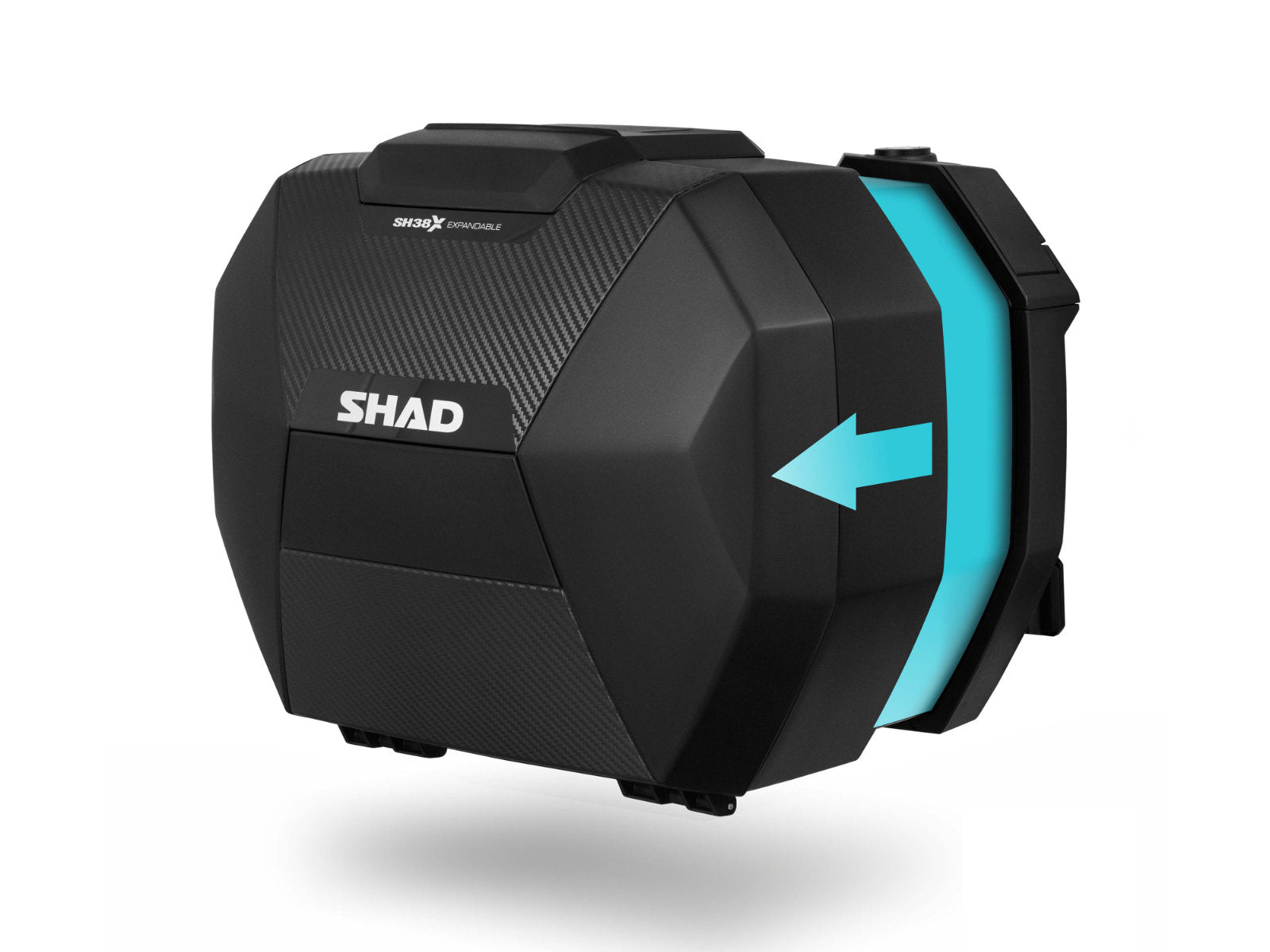SHAD Motorcycle SH38X Expandable Panniers Carbon