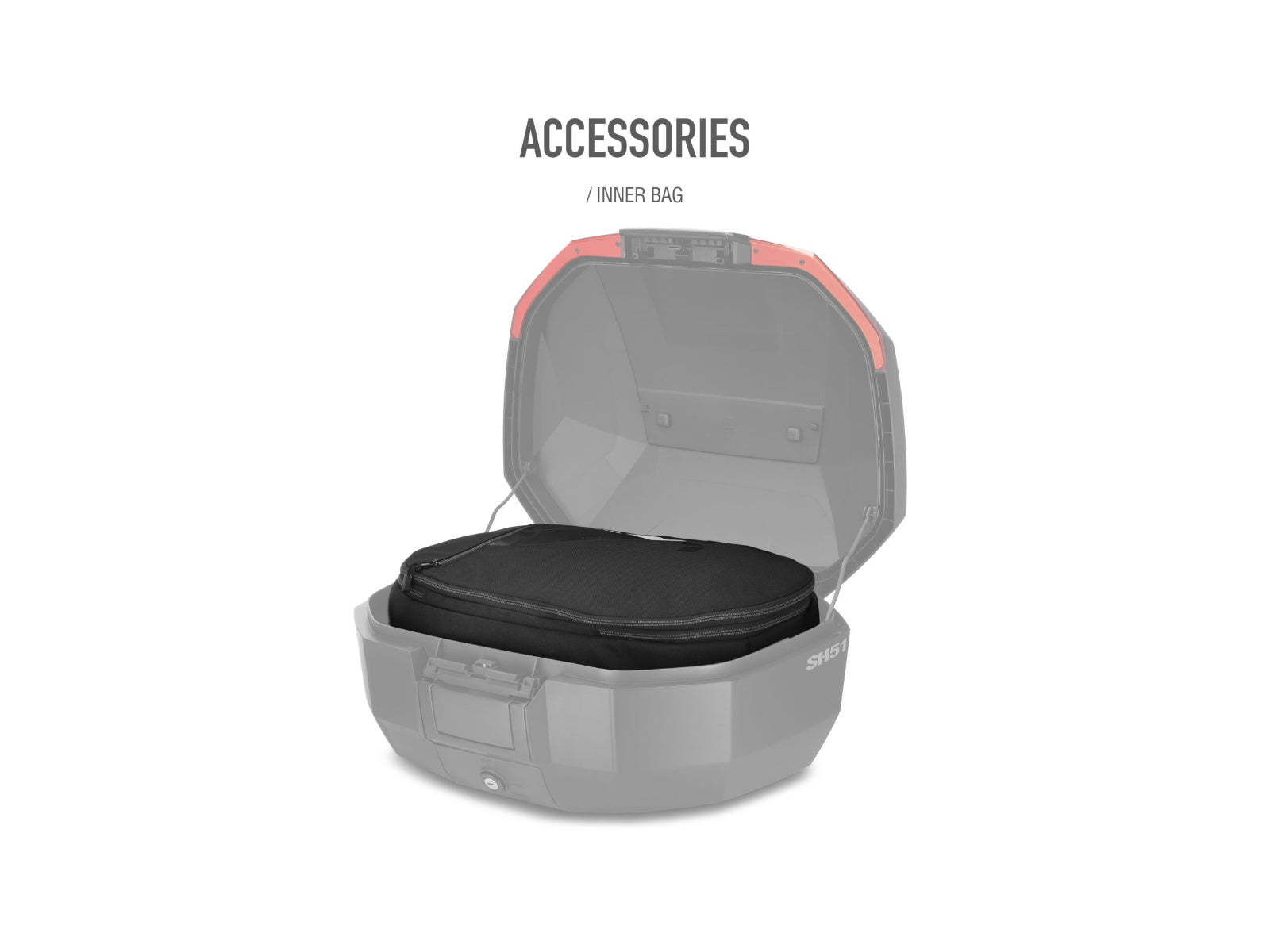 SHAD Motorcycle SH51 Top Box - Carbon