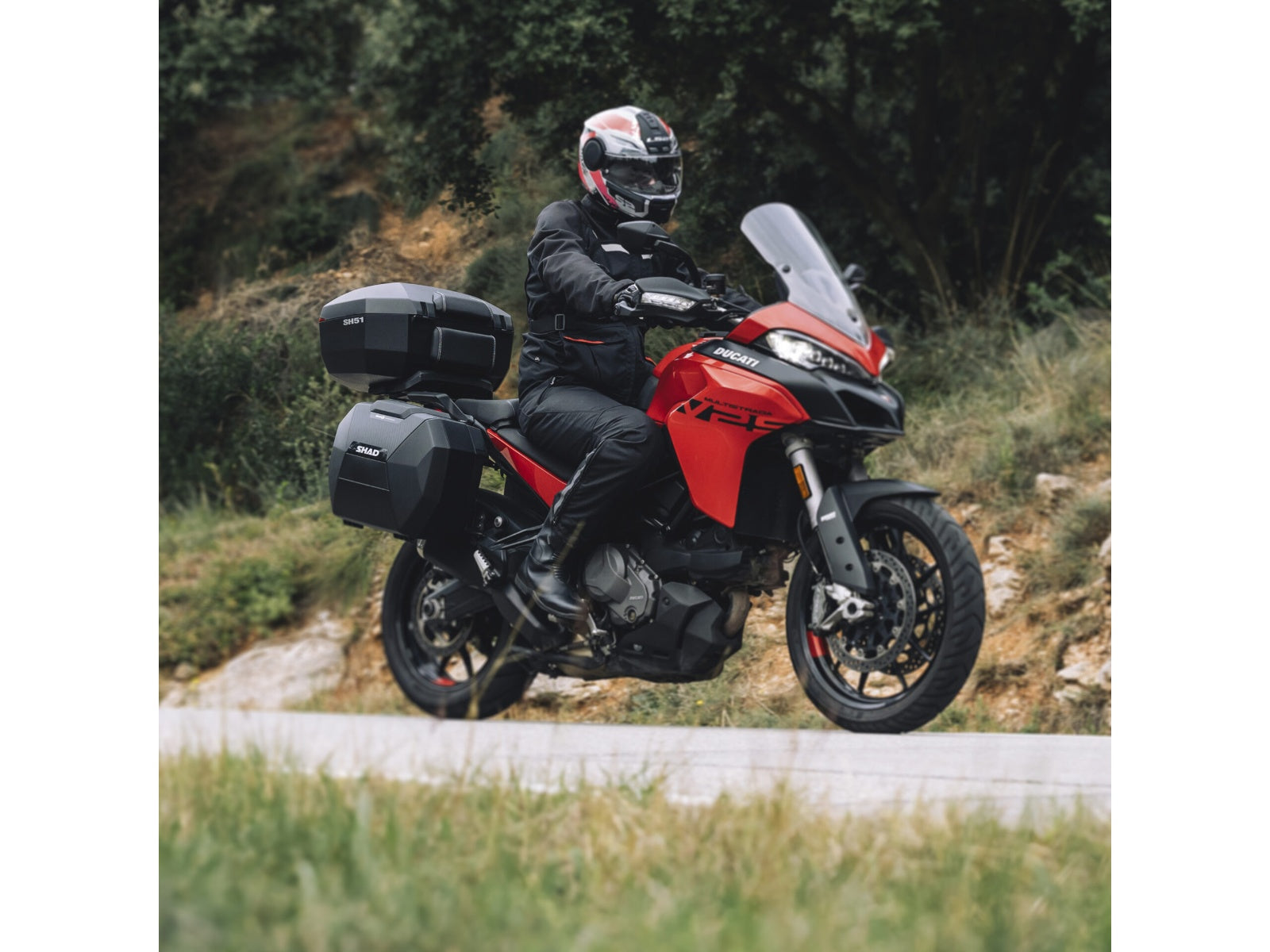 SHAD Motorcycle SH51 Top Box - Carbon