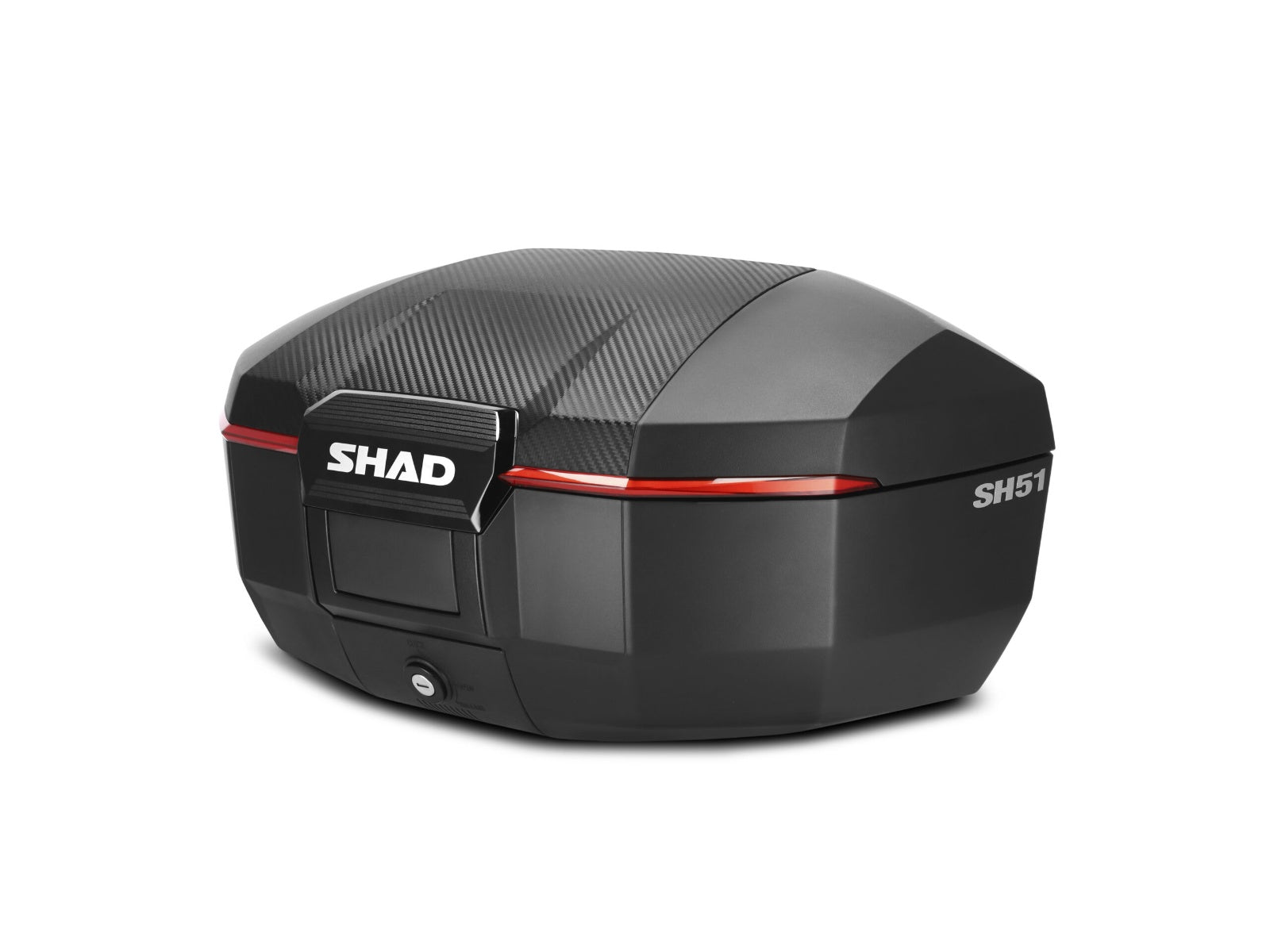 SHAD Motorcycle SH51 Top Box - Carbon
