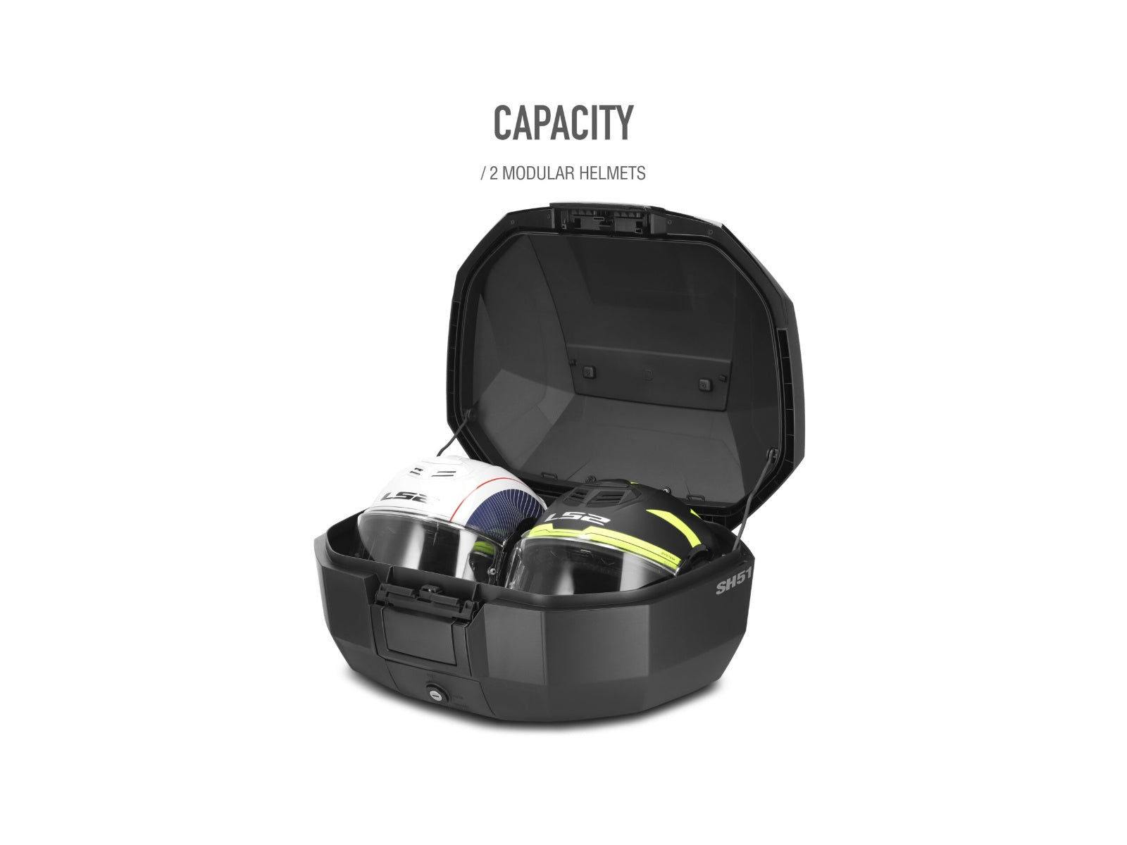 SHAD Motorcycle SH51 Top Box - Aluminium