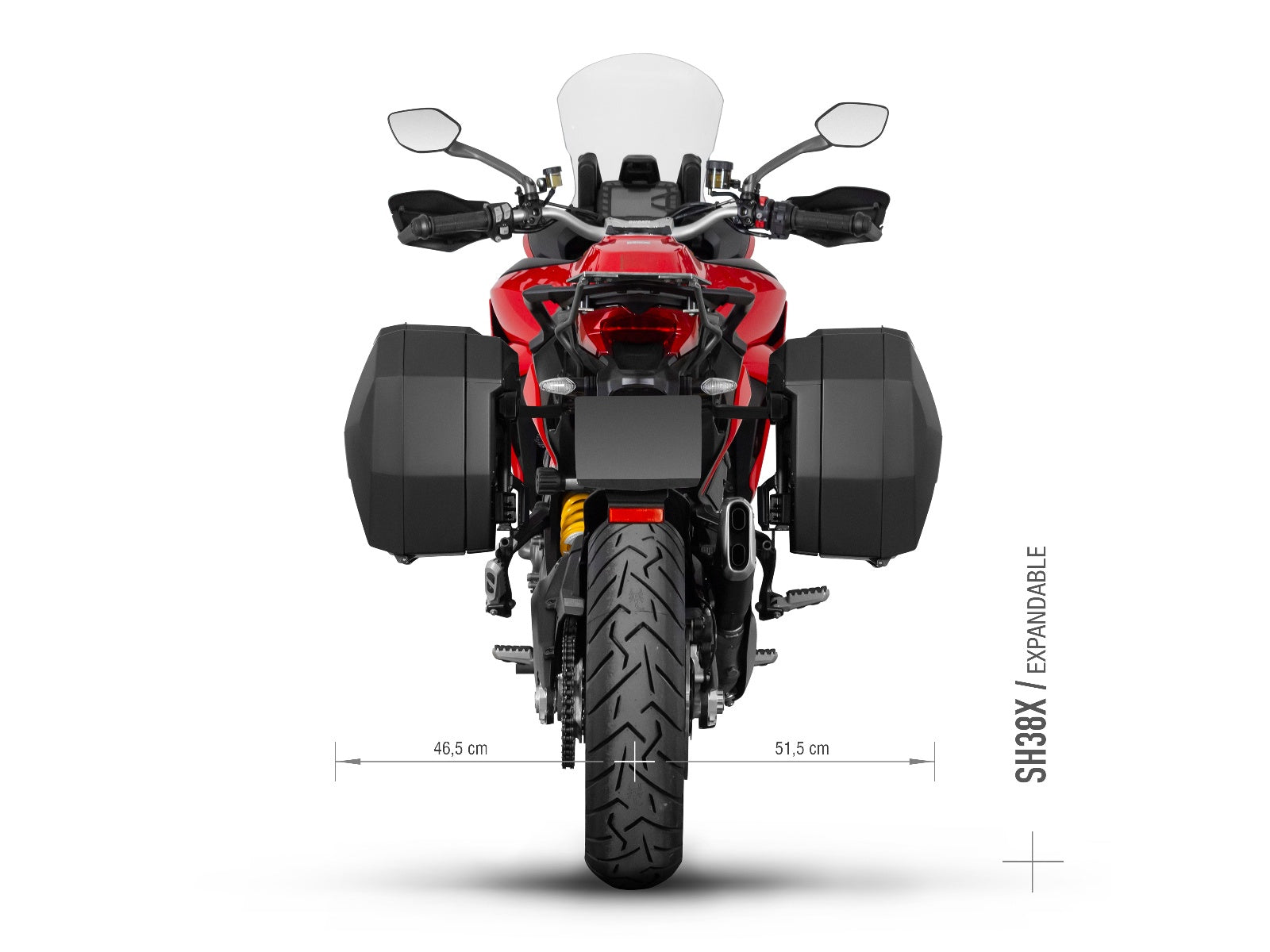 SHAD 3P Pannier Fitting Kit for Ducati Multistrada V2 (23-24) D0ML98IF