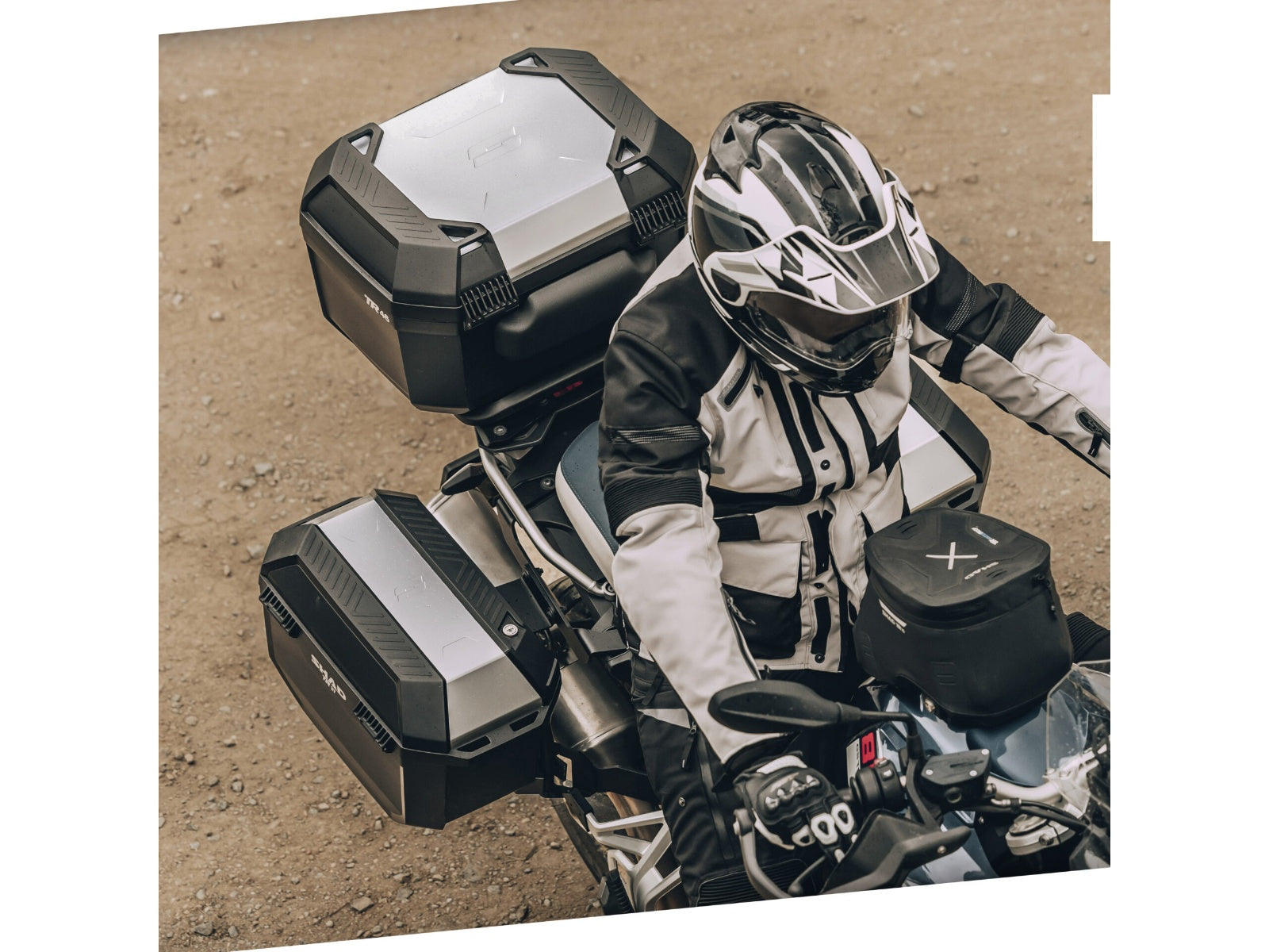 SHAD Motorcycle TR27 Panniers - Aluminium Cover