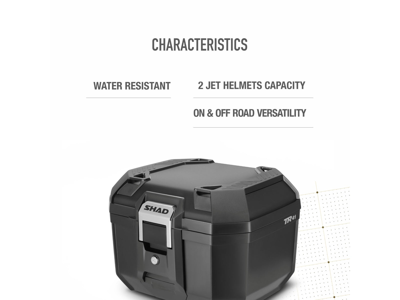 SHAD Motorcycle TR41 Top Box