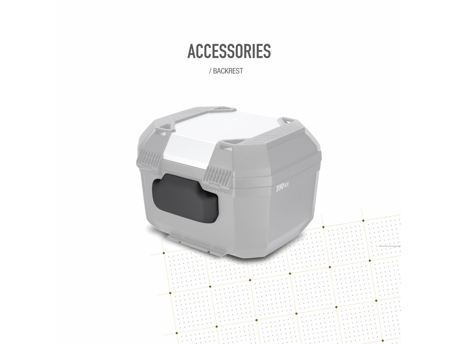 SHAD Motorcycle TR41 Top Box - Aluminium