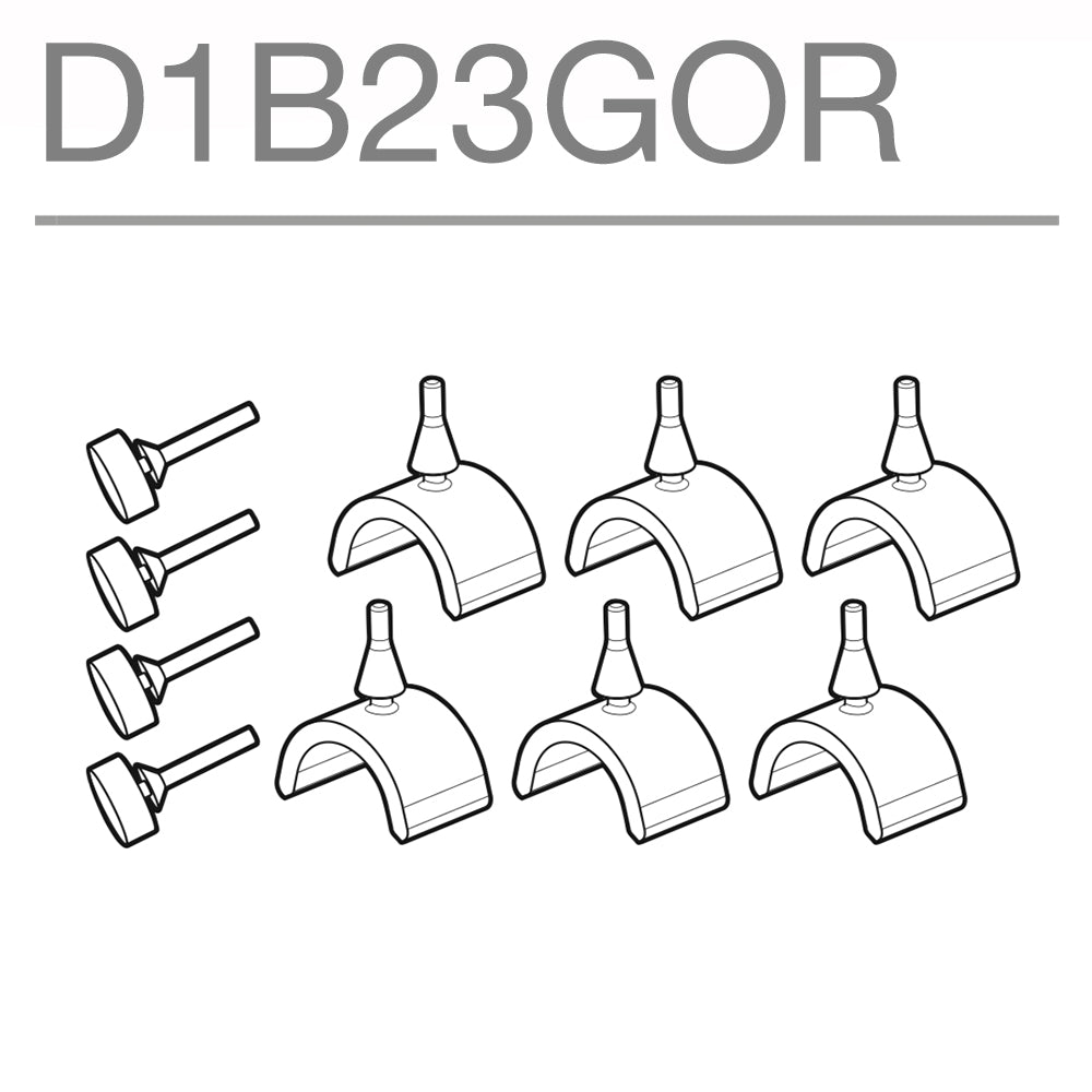 SHAD SH23 / TR27 Replacement Rubber Grips D1B23GOR