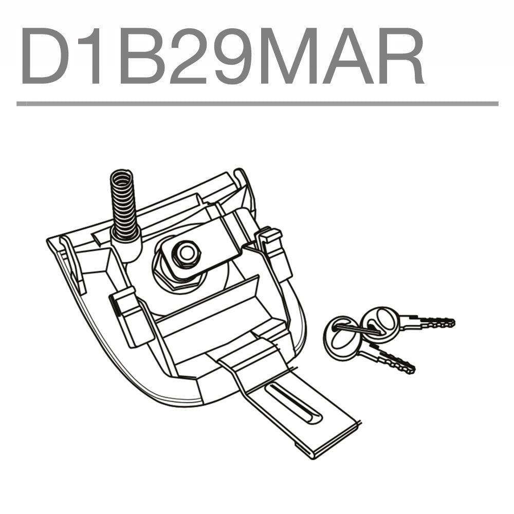 SHAD Motorcycle Replacement Locking Mechanism - SH26/SH29