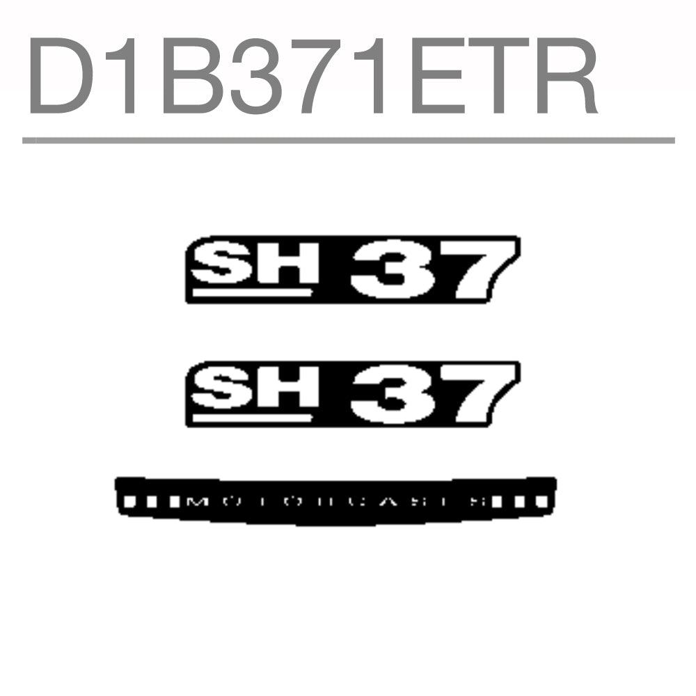 SHAD Motorcycle SH37 Replacement Sticker