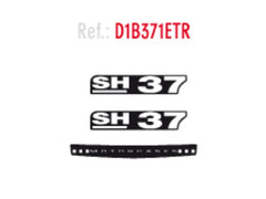 SHAD SH37 Replacement Sticker D1B371ETR