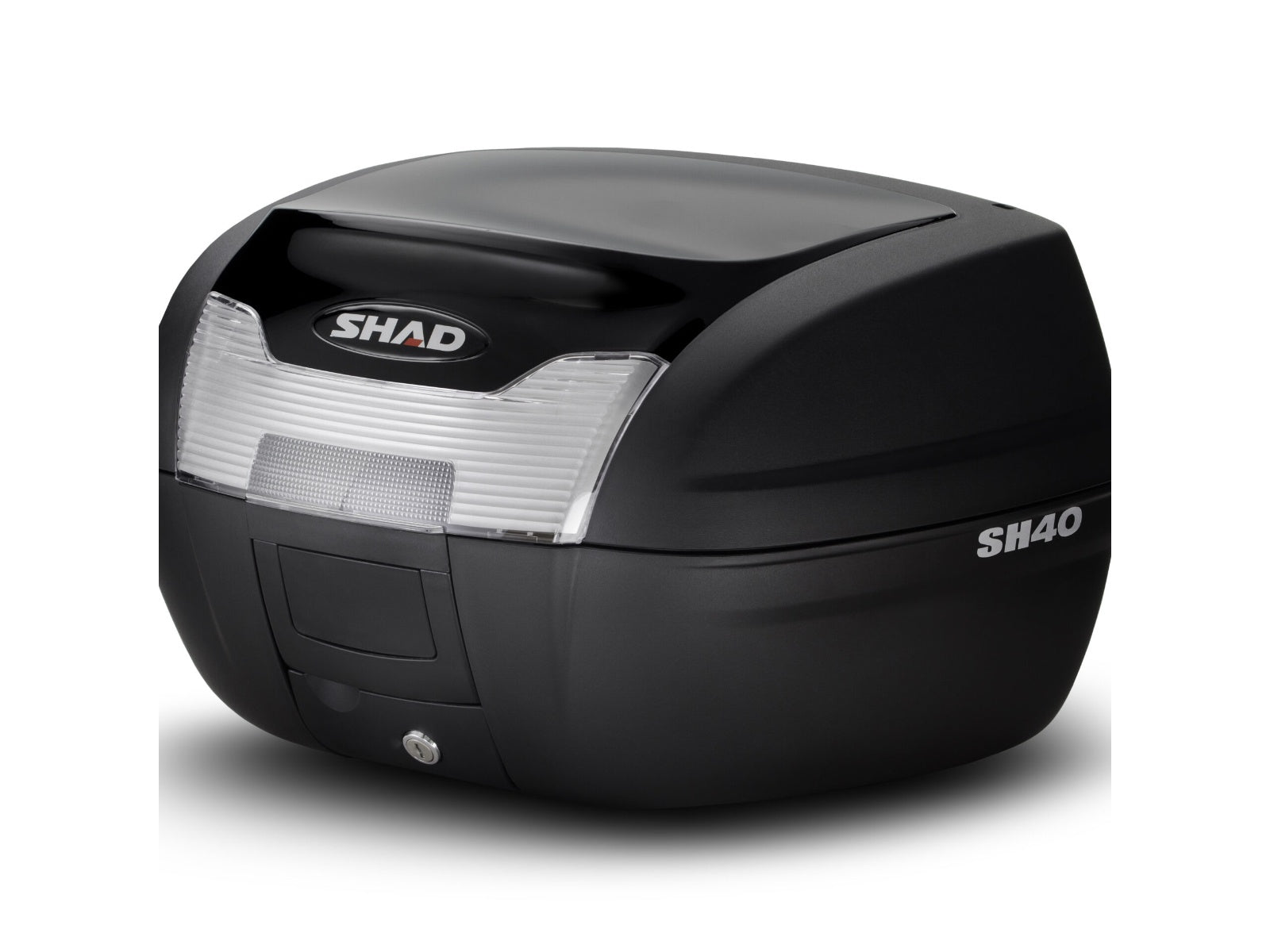 SHAD SH40 Metallic Black Top Box Cover D1B40E21