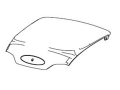 SHAD SH40 Aluminium Top Box Cover D1B40E25