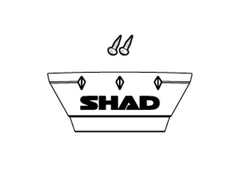 SHAD SH44 Replacement White Reflectors D1B441CAR