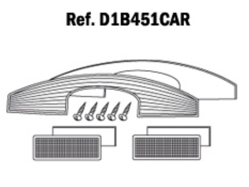 SHAD SH45 Replacement White Reflectors D1B451CAR