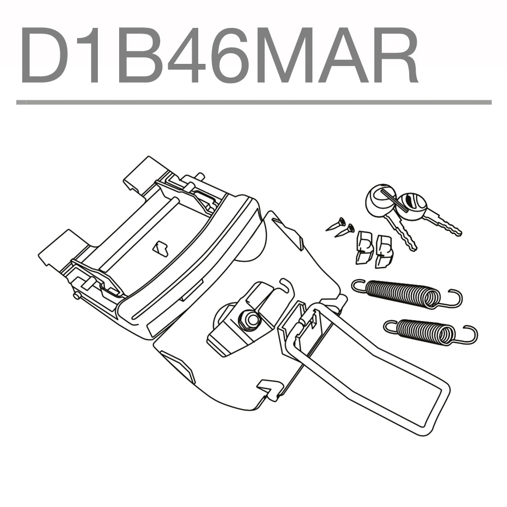 SHAD Motorcycle SH46 Replacement Locking Mechanism