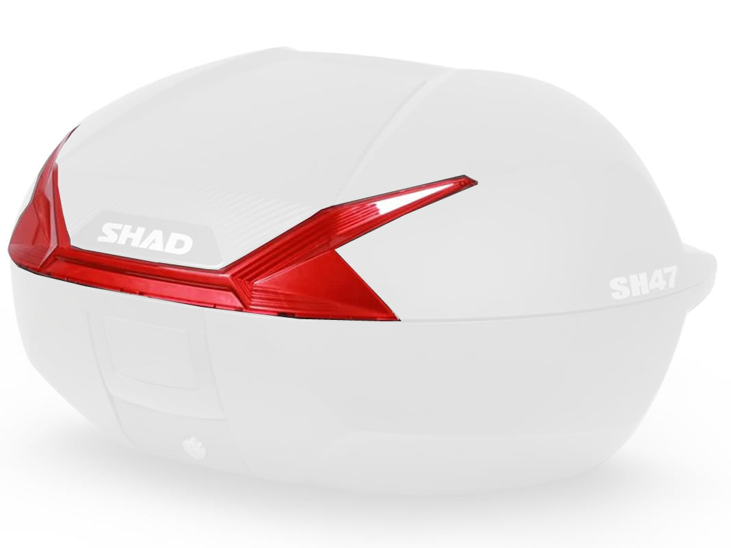 SHAD Motorcycle SH47 Replacement Red Reflector