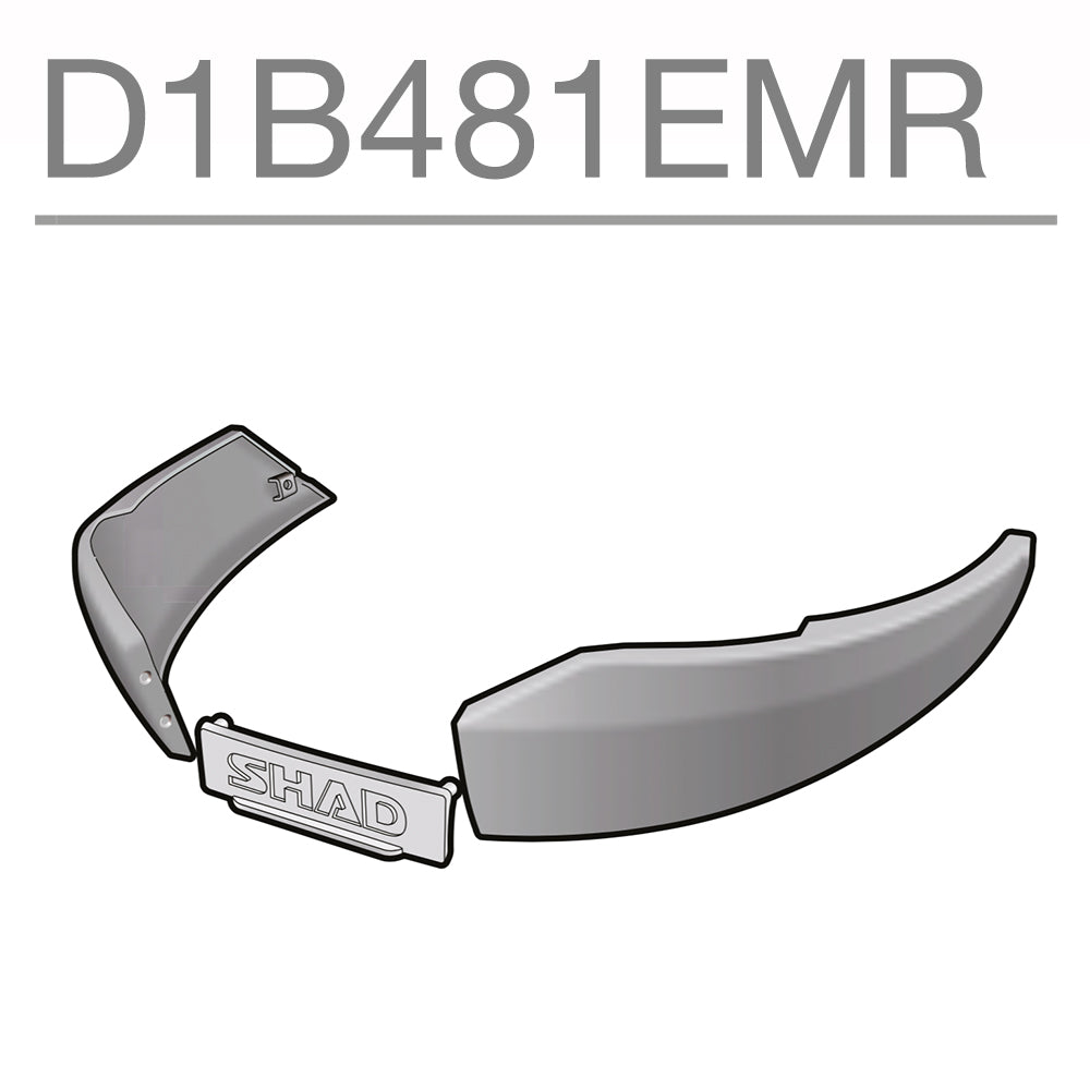 SHAD SH48 Replacement Frame (Dark Grey) D1B481EMR