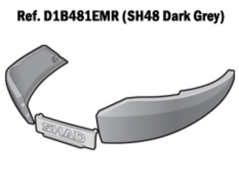 SHAD Motorcycle SH48 Replacement Frame (Dark Grey)