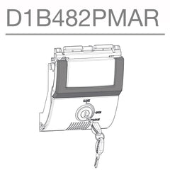 SHAD Motorcycle SH48 Replacement Premium Locking Mechanism (Titanium)