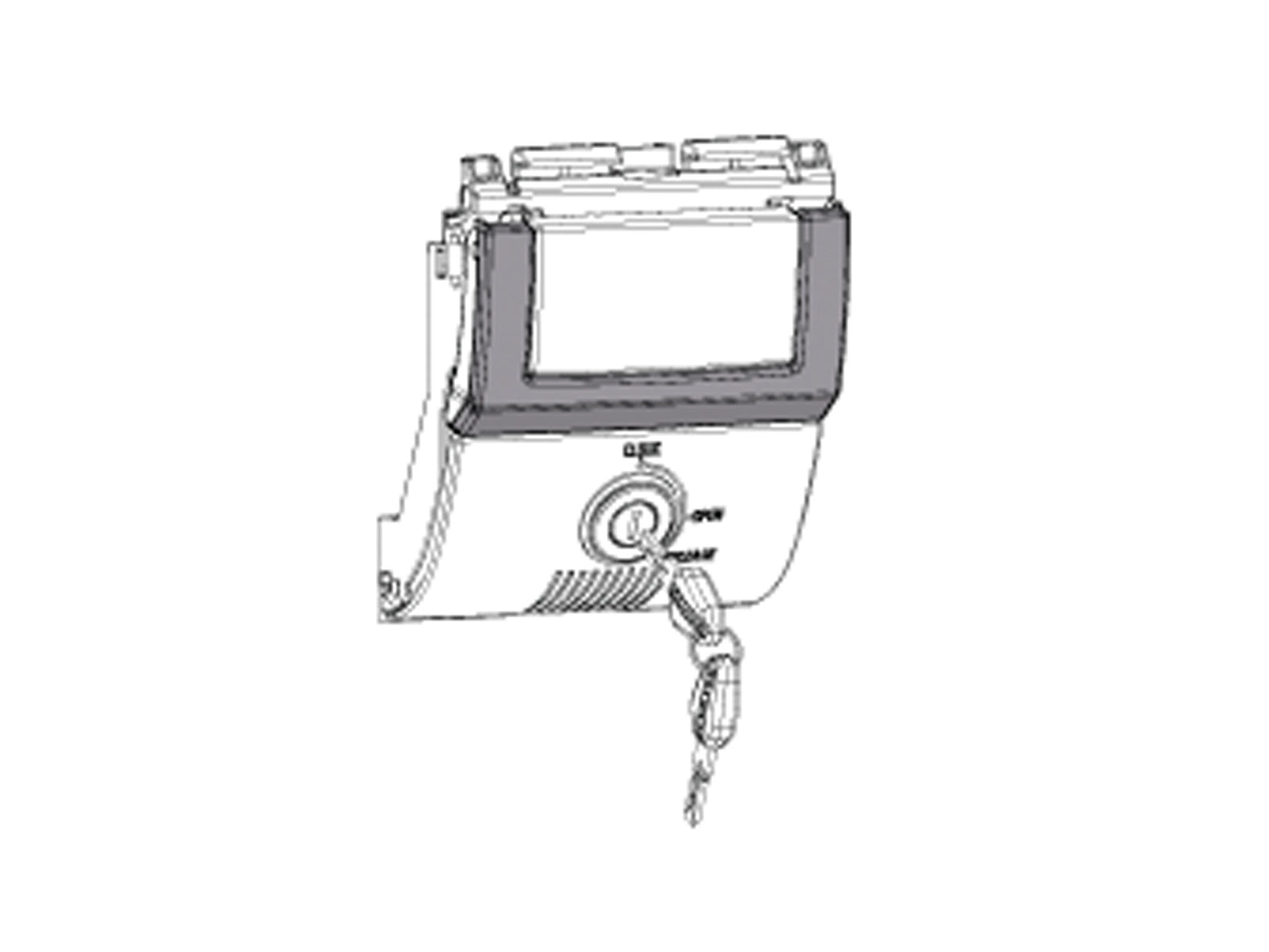 SHAD Motorcycle SH48 Replacement Premium Locking Mechanism (Titanium)