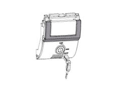 SHAD Motorcycle SH48 Replacement Premium Locking Mechanism (Titanium)