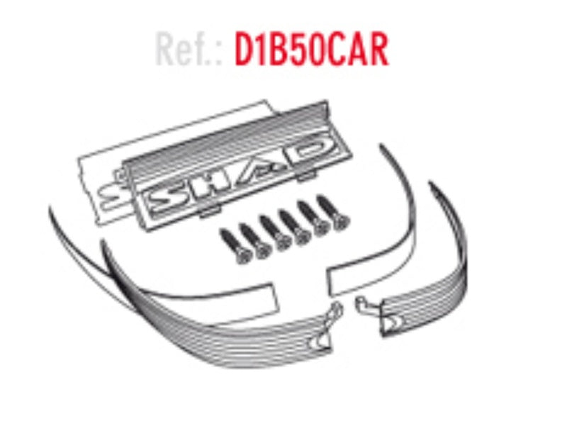 SHAD Motorcycle SH50 Replacement Red Reflectors