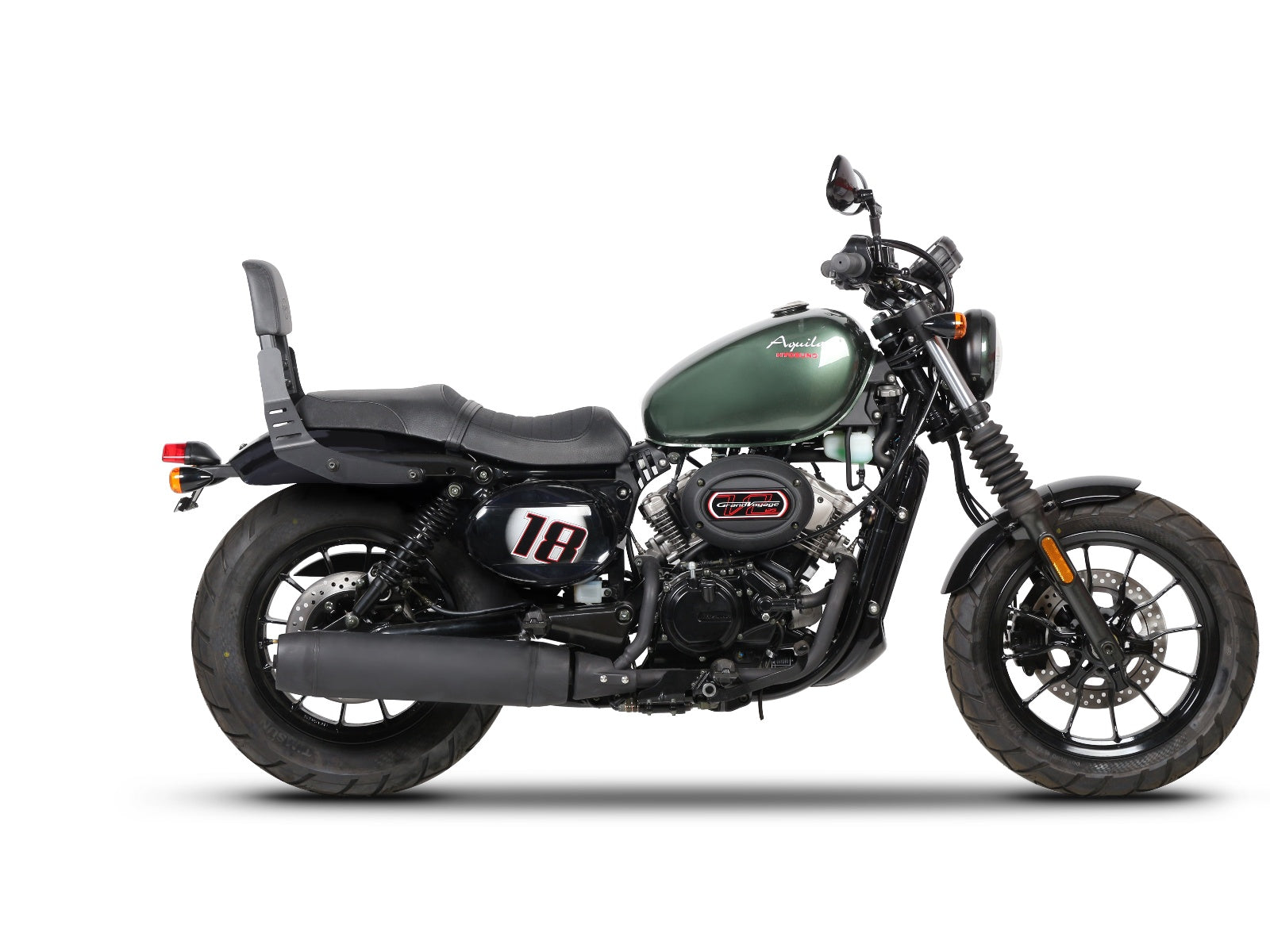 SHAD Motorcycle Backrest And Fitting Kit for Hyosung GV300 S Bobber (2022-2023)