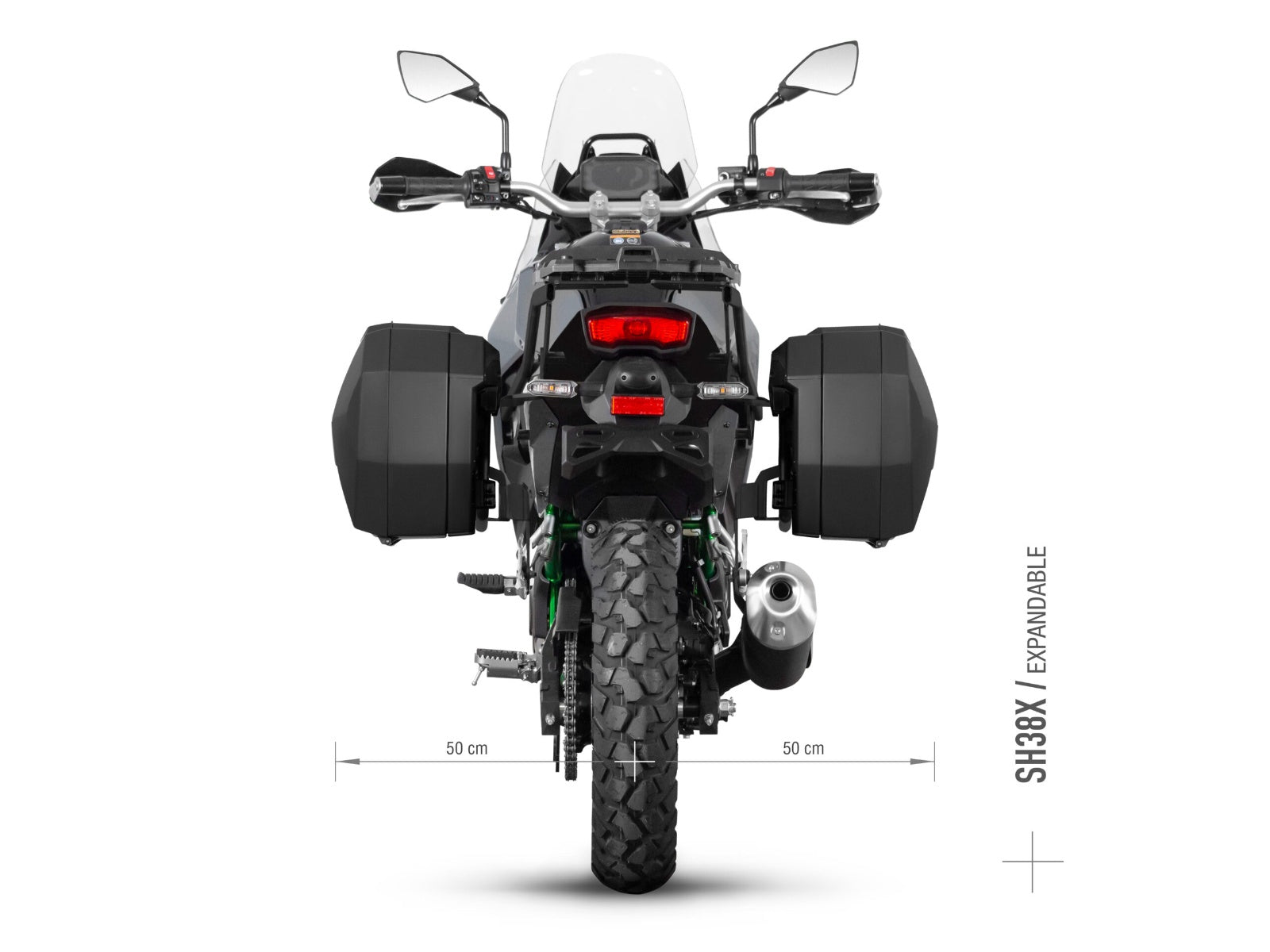SHAD Motorcycle 3P Pannier Fitting Kit for Kawasaki KLE500 (2026-2026)