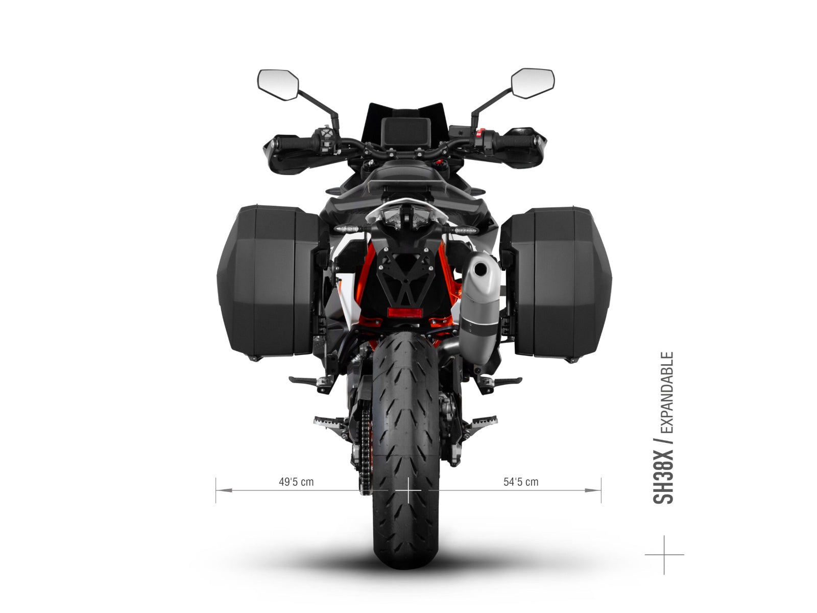 SHAD Motorcycle 3P Pannier Fitting Kit for KTM 890 Adventure R (2021-2026)