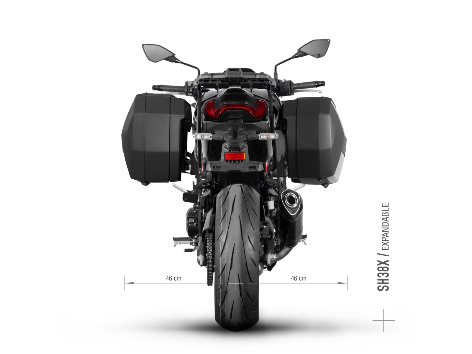 SHAD Motorcycle 3P Pannier Fitting Kit for Kawasaki Z900 (2025-2026)