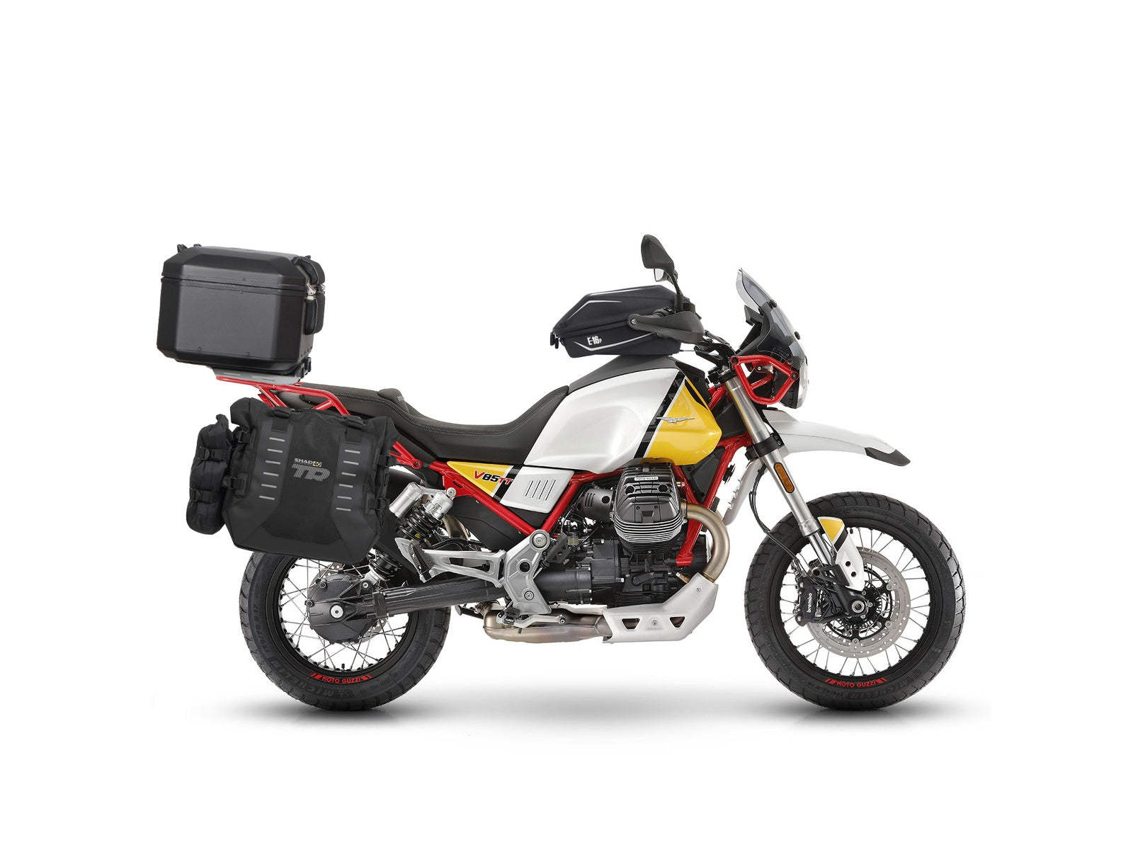 SHAD Motorcycle 4P Pannier Fitting Kit for Moto Guzzi V85 TT (2019-2023)