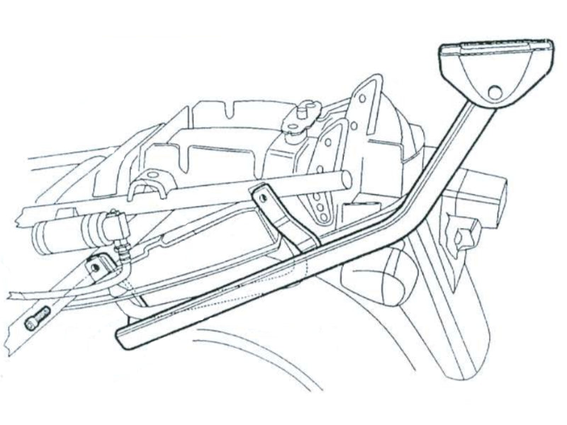 SHAD Top Box Fitting Kit for Suzuki GSX 750 F (98-02) S0G78T