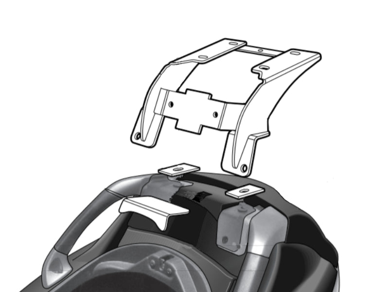 SHAD Top Box Fitting Kit for Piaggio MP3 125 (07-21) V0MP10ST