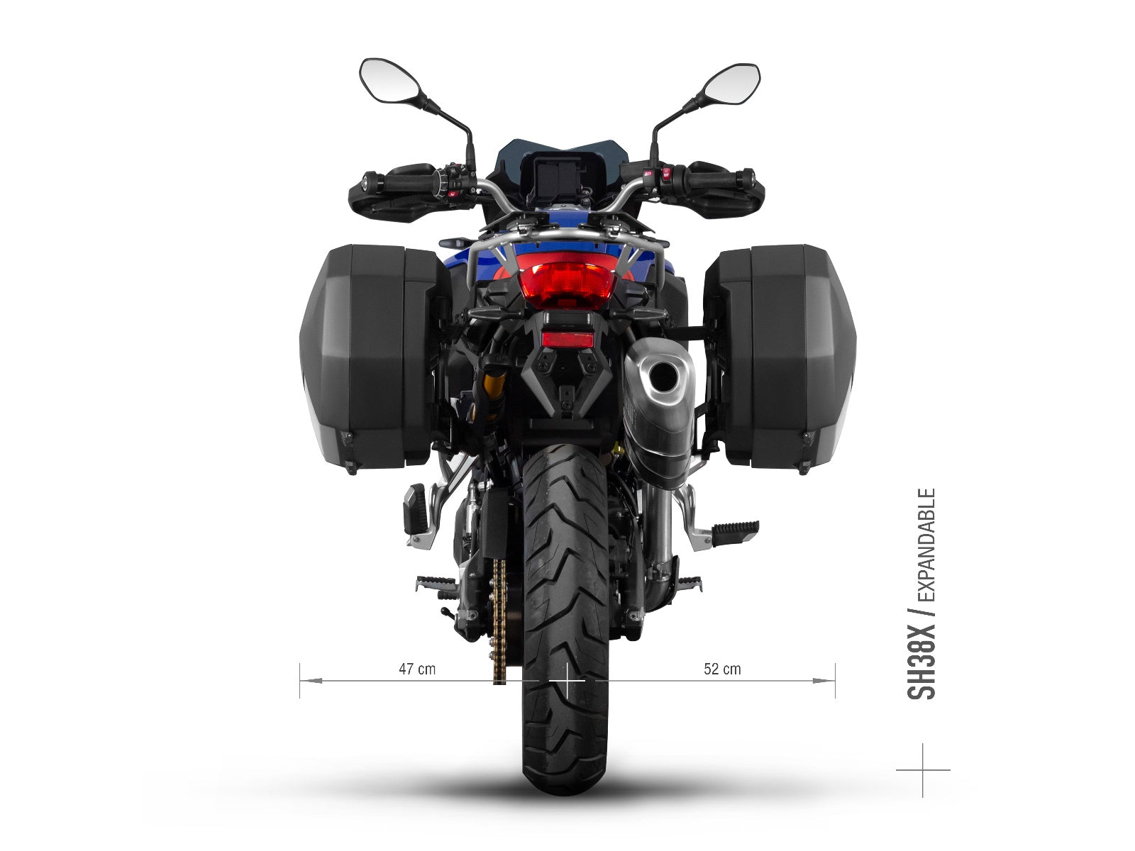 SHAD Motorcycle 3P Pannier Fitting Kit for BMW F850 GS Adventure (2019-2024)
