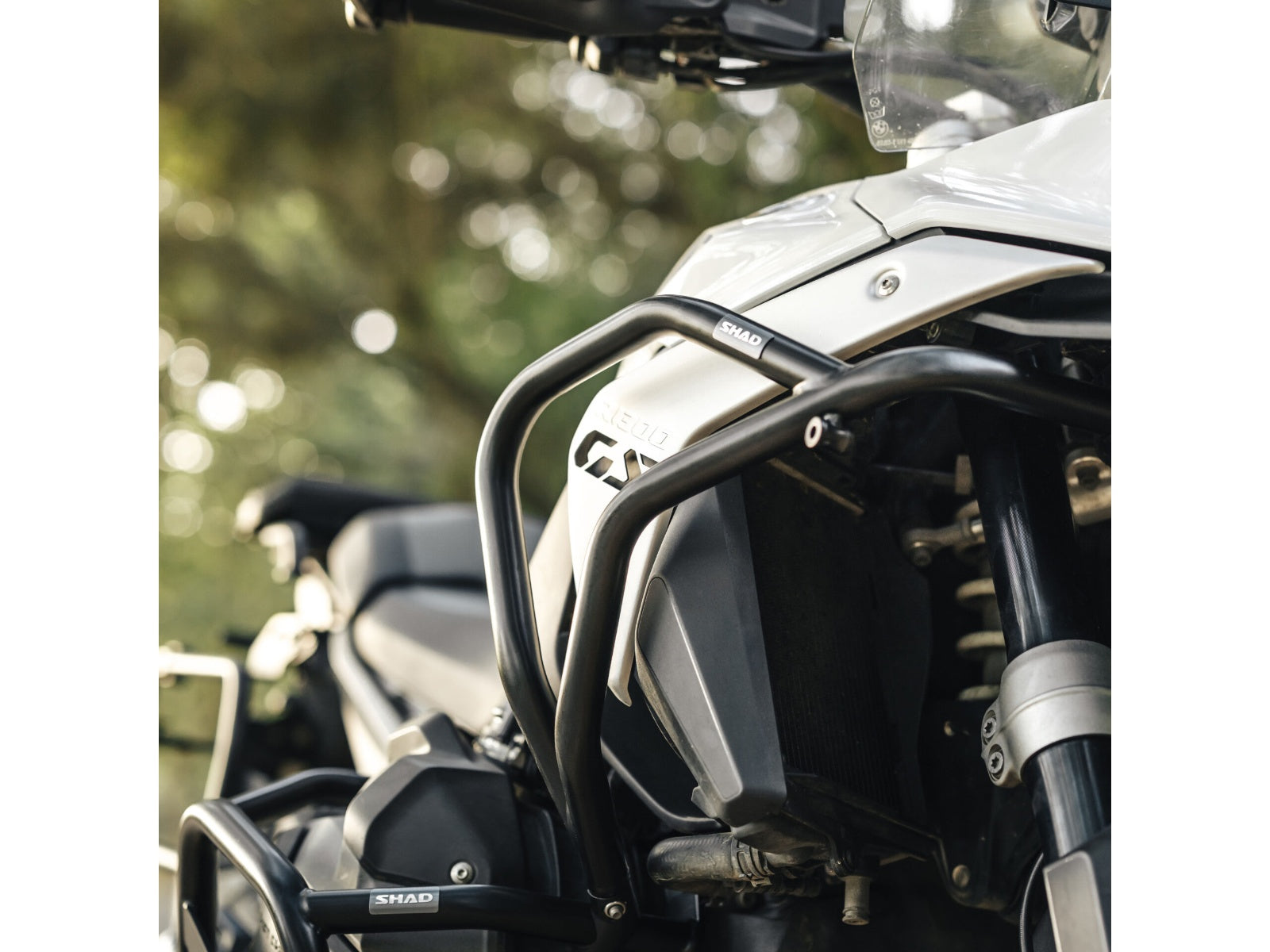SHAD Upper Crash Bars - Black for BMW R1300 GS Trophy (24-26) W0RG14BSH