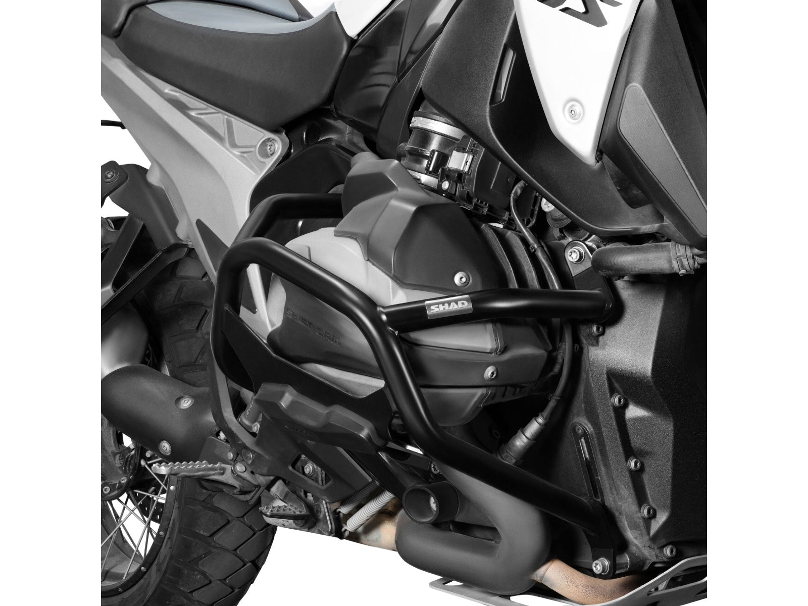 SHAD Lower Crash Bars - Black for BMW R1300 GS Trophy (24-26) W0RG14BSL