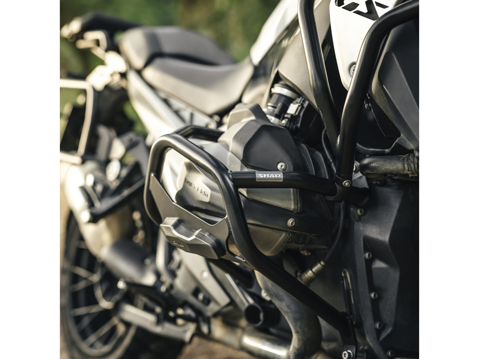 SHAD Lower Crash Bars - Black for BMW R1300 GS Trophy (24-26) W0RG14BSL